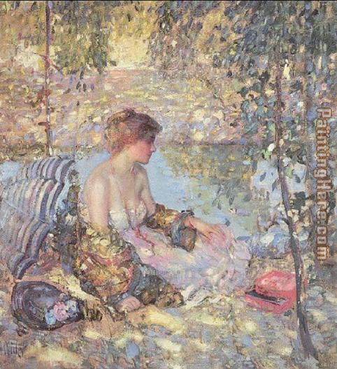 sylvan dell by richard miller painting - Unknown Artist sylvan dell by richard miller art painting